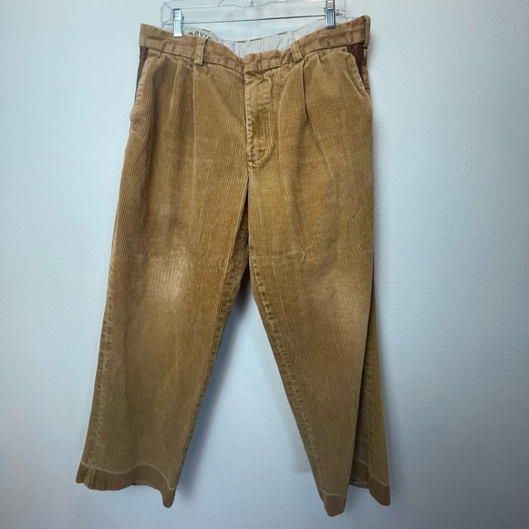 2000'S Orvis corduroy pants, men's size W36 cotton navy blue type Vintage Second Hand